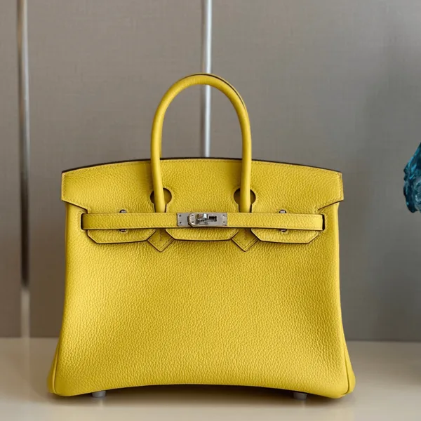 Hermès Birkin Phw Da Togo Yellow Handbags 25 cm product view 1
