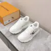 Louis Vuitton Women White Leather Sneakers product view 1