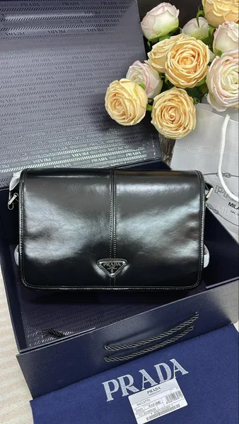 Prada Leather shoulder bag product view 1