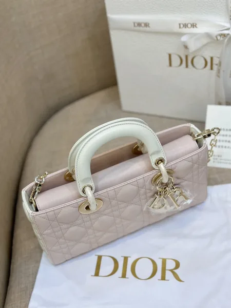Dior D-Joy Women’s Handbag Pink Cowhide 26 cm product view 4