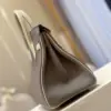 Hermès Birkin 25 Gray/Beige Customize Palladium Hardware Bag product view 5