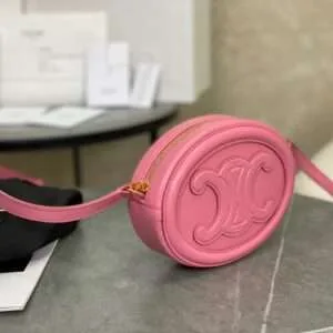 Celine Mini Handbag Pink Smooth Leather 16×12.5x4cm product view 4
