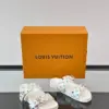 Louis Vuitton Men White Multicolor Pattern Leather Sandals product view 5