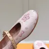Louis Vuitton Women Pink Patterned Leather Mary Janes product view 2