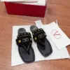 Valentino Women Black Suede Studded Sandals product view 6