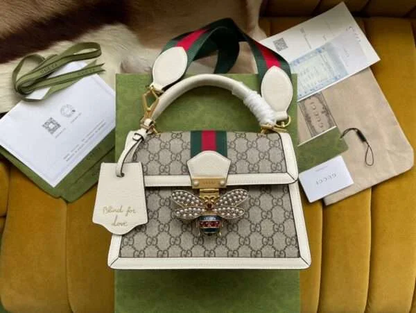 Gucci Queen Margarnet Bag Gucci Ong Logo 25.5×17.5 cm product view 1