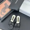 Chanel Women Black Mesh Slide Sandals product view 1