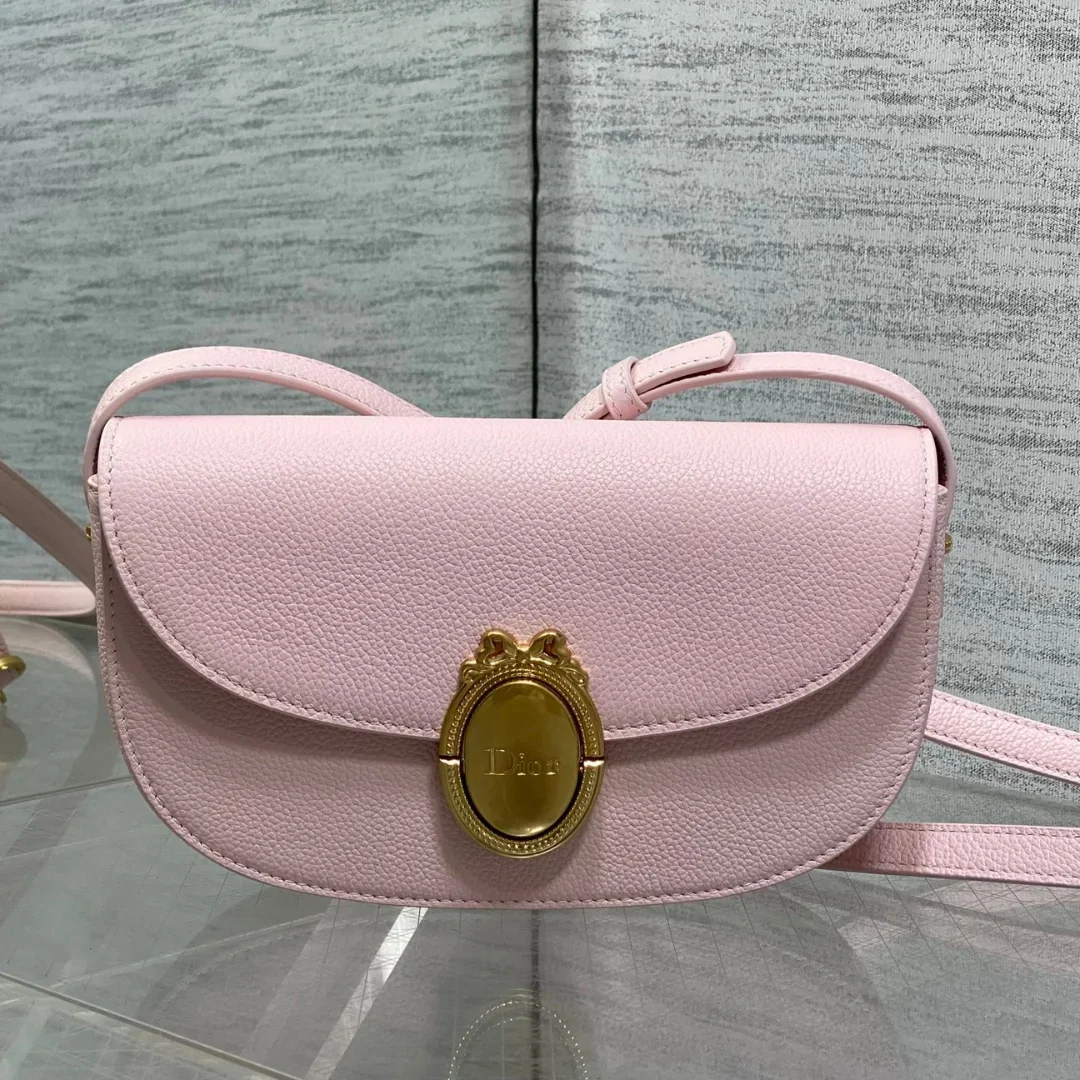 Dior Small Dior Médaillon Flap Bag in Pink product view 1