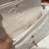 Chanel Classic Woman’s White Handbags Lock Gold 25 cm product view 5