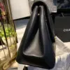 Chanel Shopping Handbags Woman’s Black Leather 33x23x11cm product view 8