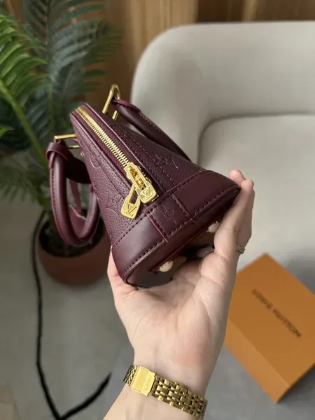 Louis Vuitton Alma Burgundy Bag product view 2