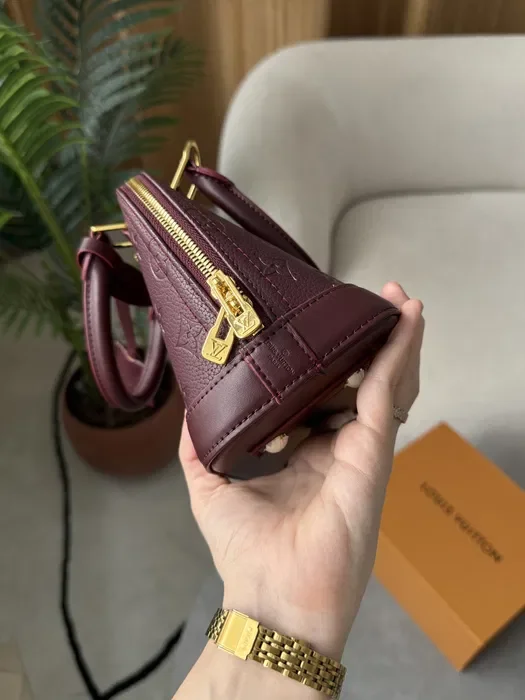 Louis Vuitton Alma Burgundy Bag product view 2