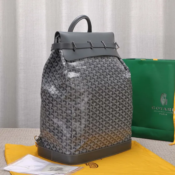 Goyard Steamer PM Grey Backpack product view 2