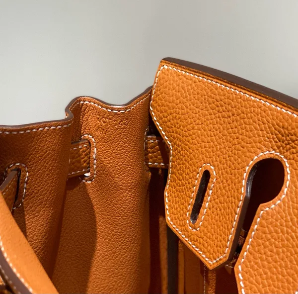 Hermès Birkin 30 Brown Togo Leather Silver Hardware Bag product view 7