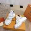 Louis Vuitton Women White Mesh Embellished Sneakers product view 5
