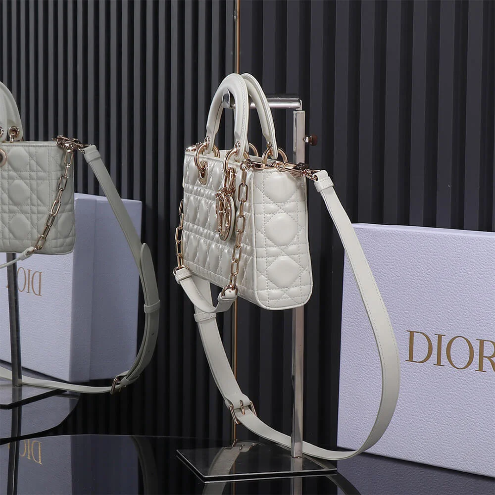 Dior Medium White Lady D-Joy Bag product view 2