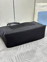 Prada Classic Tote Bag 43 In Black Re-Nylon Fabric product view 4
