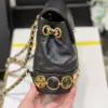 Chanel Charm Backpack Black Smooth Leather 18x18x8cm product view 5