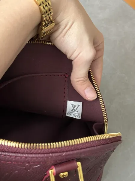 Louis Vuitton Alma Burgundy Bag product view 6
