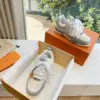 Louis Vuitton Women White Mesh And Leather Sneakers product view 4