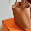 Hermès Picotin 18 Brown Silver Hardware Bag product view 5