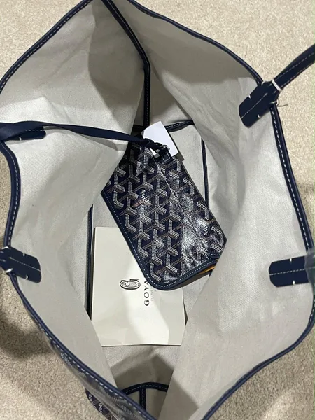 Goyard St Louis PM Navy Blue Bag product view 4
