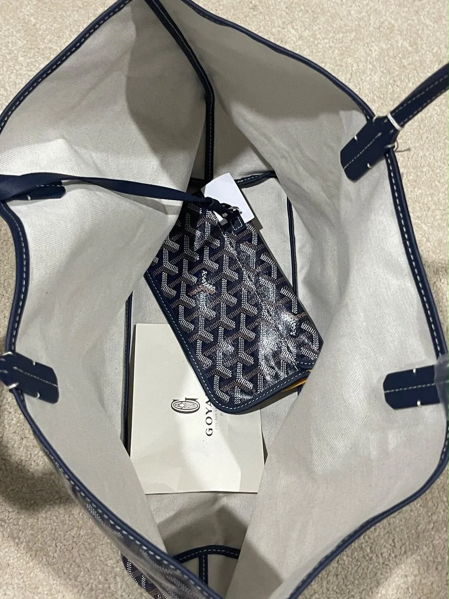 Goyard St Louis PM Navy Blue Bag product view 4