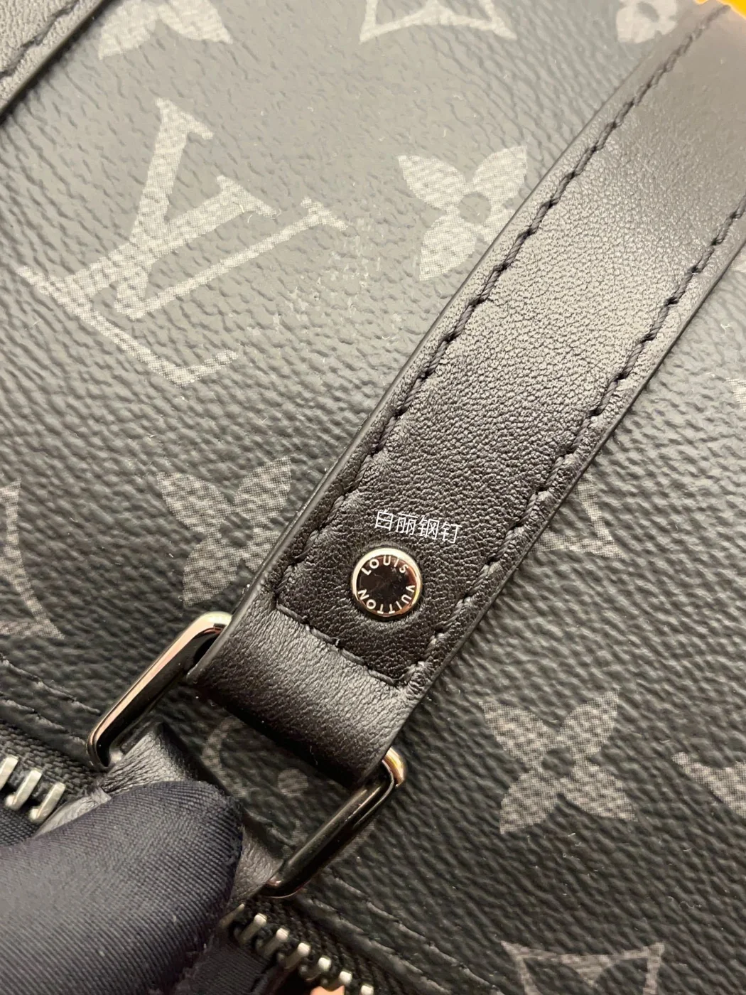 Louis Vuitton Keepall Bandoulière 25 Bag in Monogram Eclipse product view 6
