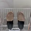 Hermès Women Brown Suede Slippers product view 6