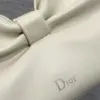 Dior Bow Bag Small in white product view 3
