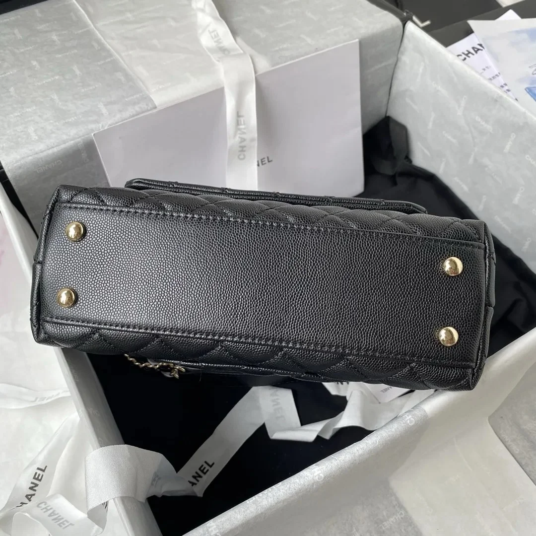Chanel Coco Small Black with Gold Hardware Bag product view 5
