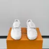 Louis Vuitton Men White Leather Sneakers product view 2