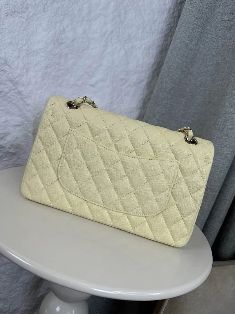 Chanel Classic Flap Light Yellow Medium 25 Bag product view 8