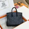 Hermès Birkin 25 Black Ostrich Leather Gold Hardware Bag product view 7