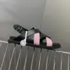 Hermès Women Black Pink Leather Strappy Sandals product view 6