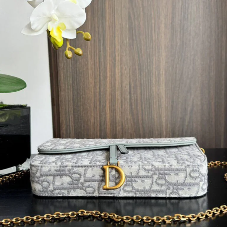 Dior Medium Saddle Pouch with Chain product view 4