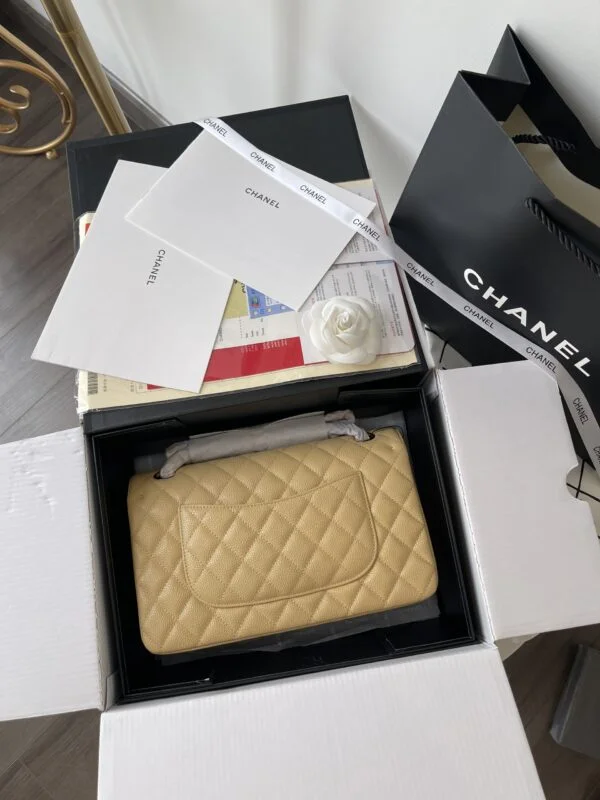 Chanel Medium Classic Hangdbags Cowhide Yellow 25.5 cm Bag product view 2