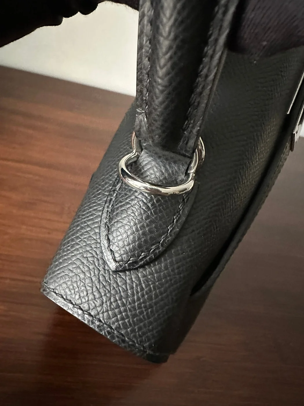 Hermès 25 Black Epsom Bag product view 9