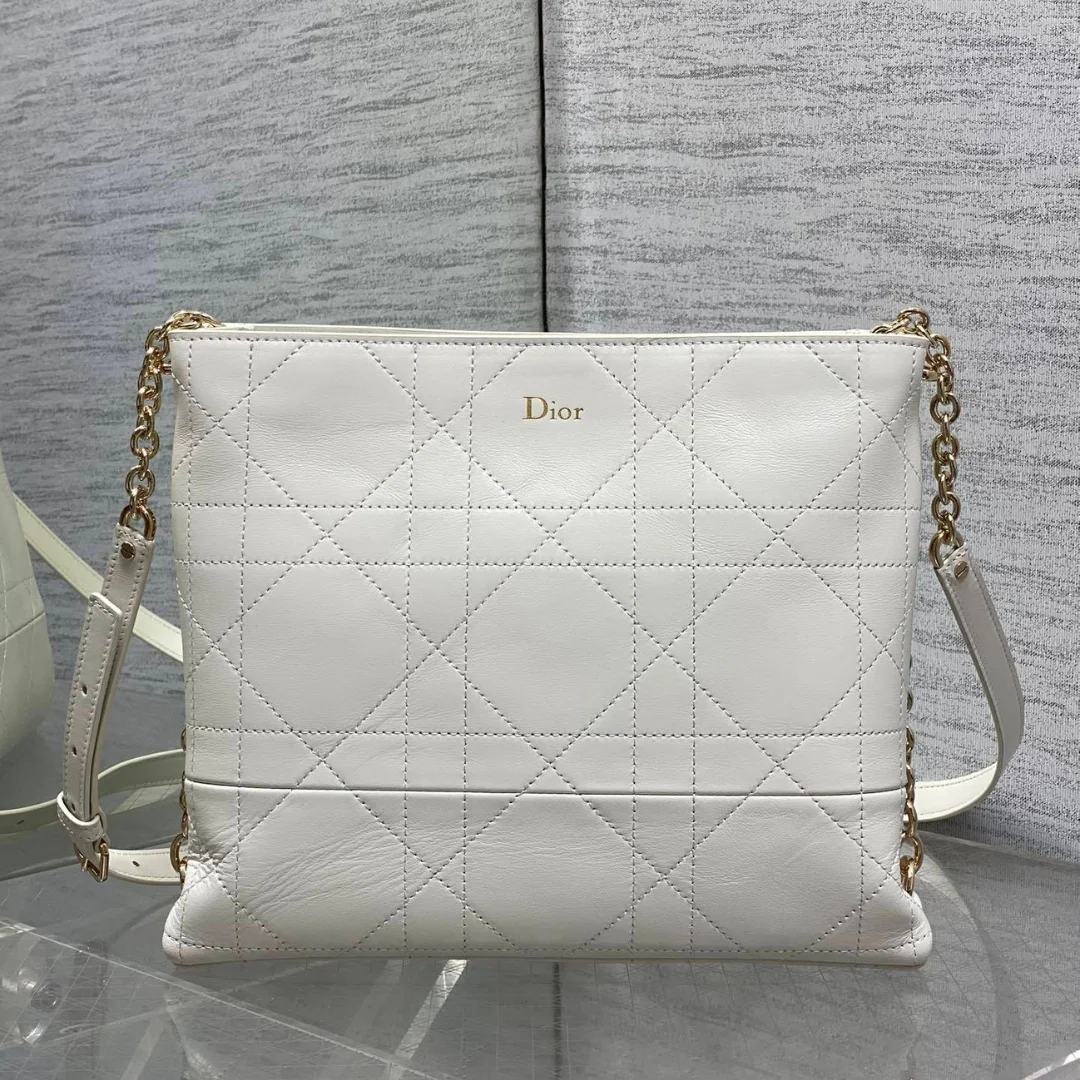 Dior Trianon Bag in White Gold Hardware product view 1