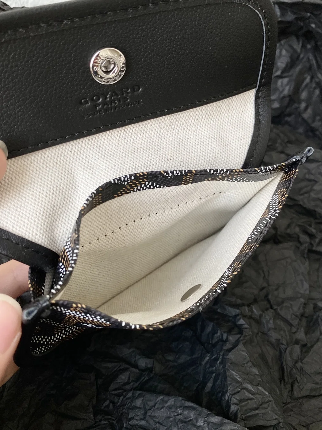 Goyard Goyardine Reversible Mini Anjou Black 1661918 Bag product view 8