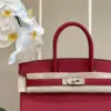 Hermès Birkin 30 Burgundy Palladium Hardware Bag product view 4