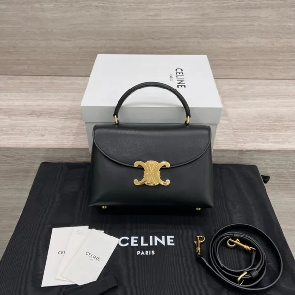 Celine Teen Nino Bag in Black product view 2