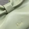 Dior Bow Bag Green Lambskin product view 3