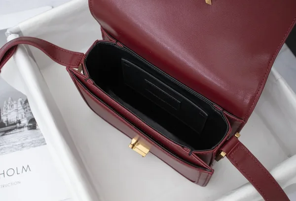 Saint Laurent Solferino Small Leather Satchel Shoulder Bag product view 6