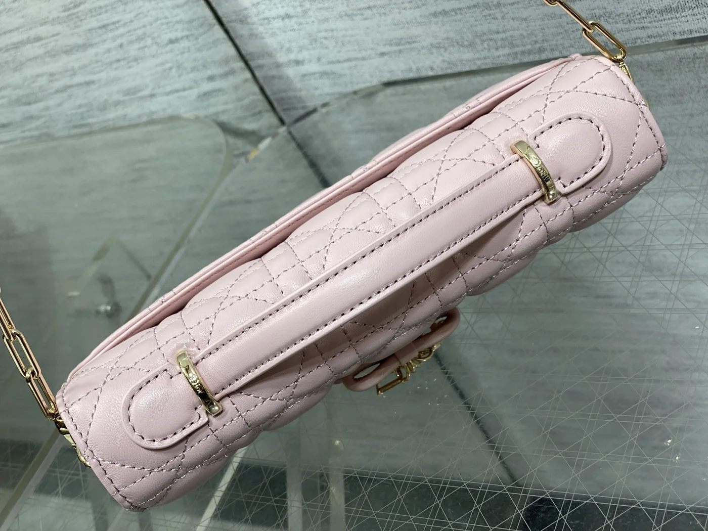 Dior My Dior Bag in Pink Cannage lambskin product view 3