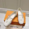Louis Vuitton Women White Patent Leather Mary Jane Heels product view 5