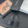 Chanel Women Black Leather Logo Slide Sandals product view 1