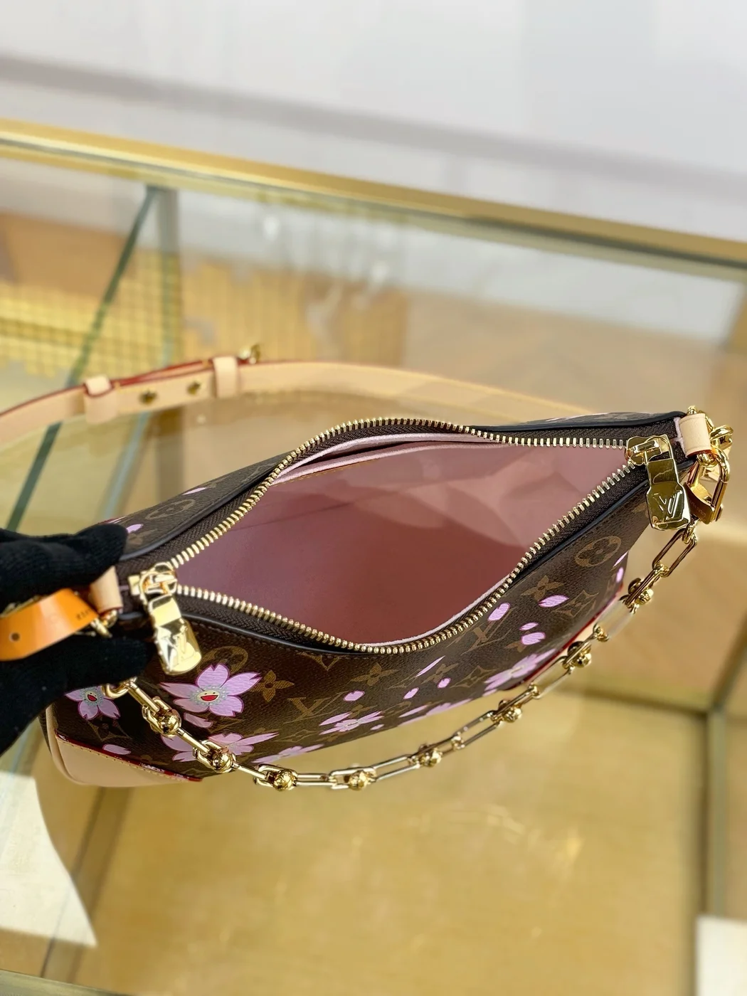 Louis Vuitton x Takashi Murakami Boulogne PM Cherry Blossom Bag product view 5
