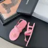 Chanel Women Pink Leather Sandals product view 3
