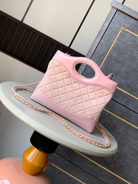 Chanel Calfskin Suede Quilted Mini 31 Shopping Bag product view 3